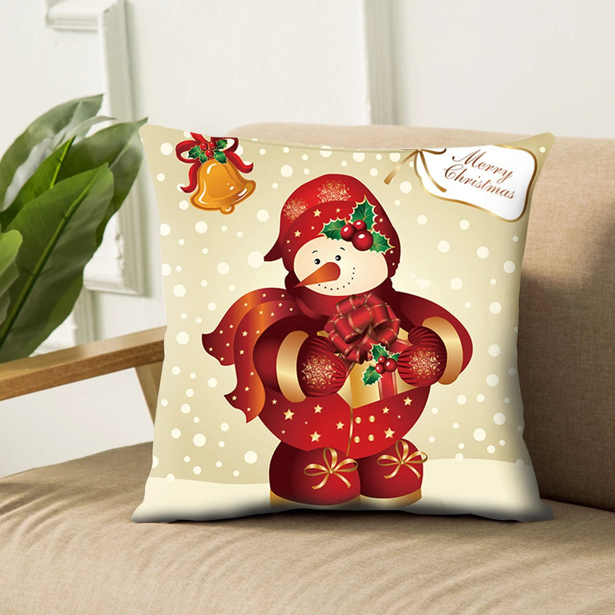 Christmas Cushion Cover Merry Christmas Decorations for Home