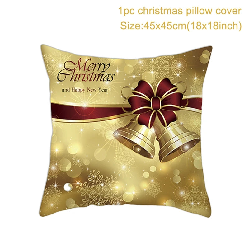 Christmas Cushion Cover Merry Christmas Decorations for Home