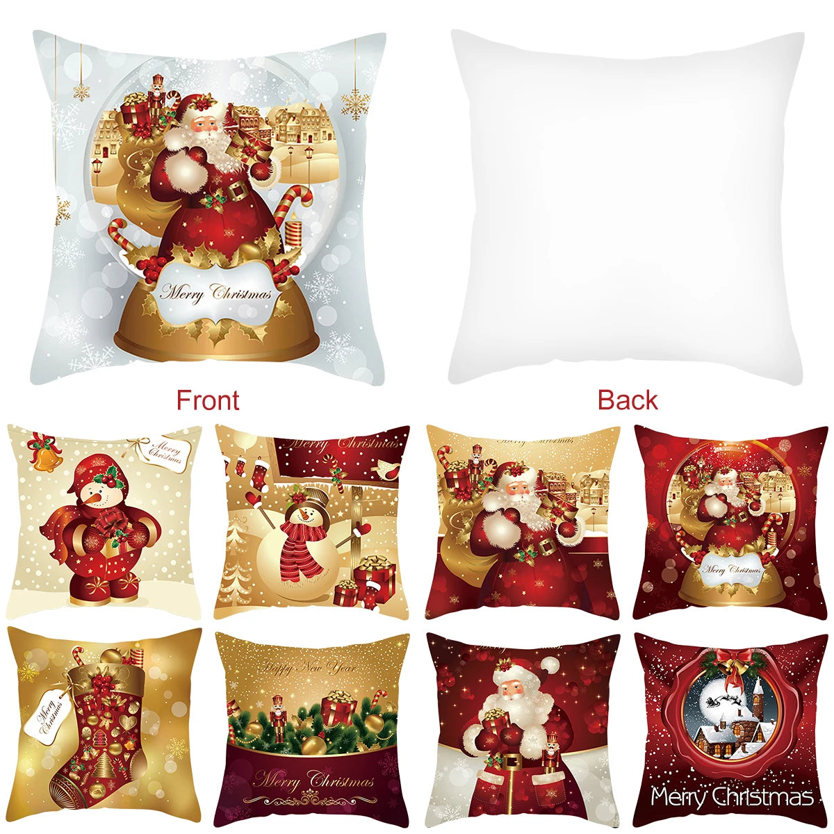 Christmas Cushion Cover Merry Christmas Decorations for Home