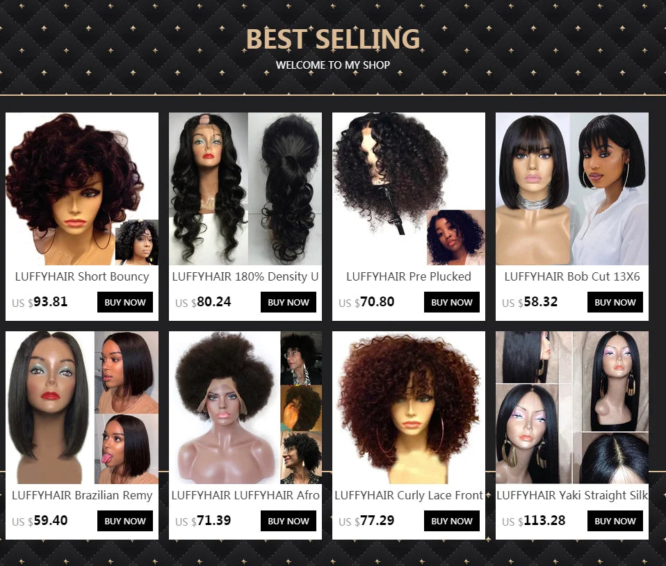 Straight Transparent Lace Human Hair Wigs