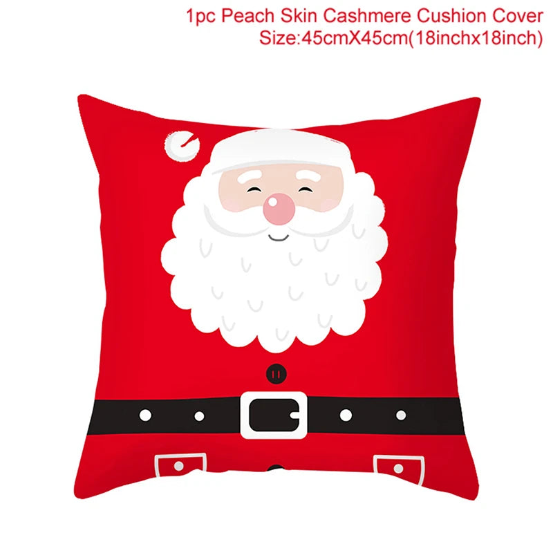 Christmas Cushion Cover Merry Christmas Decorations for Home