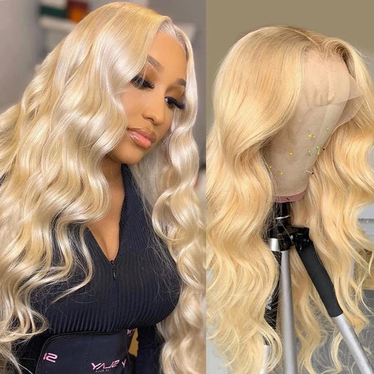 Light Blonde Human Hair Wig