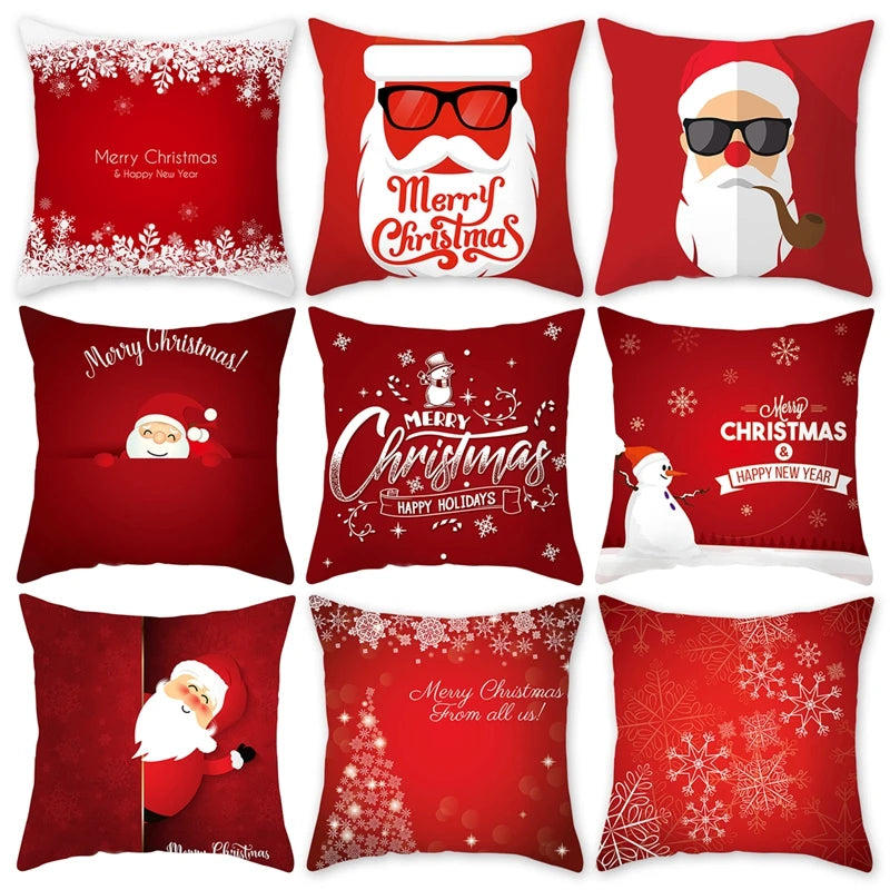 Christmas Cushion Cover Merry Christmas Decorations for Home