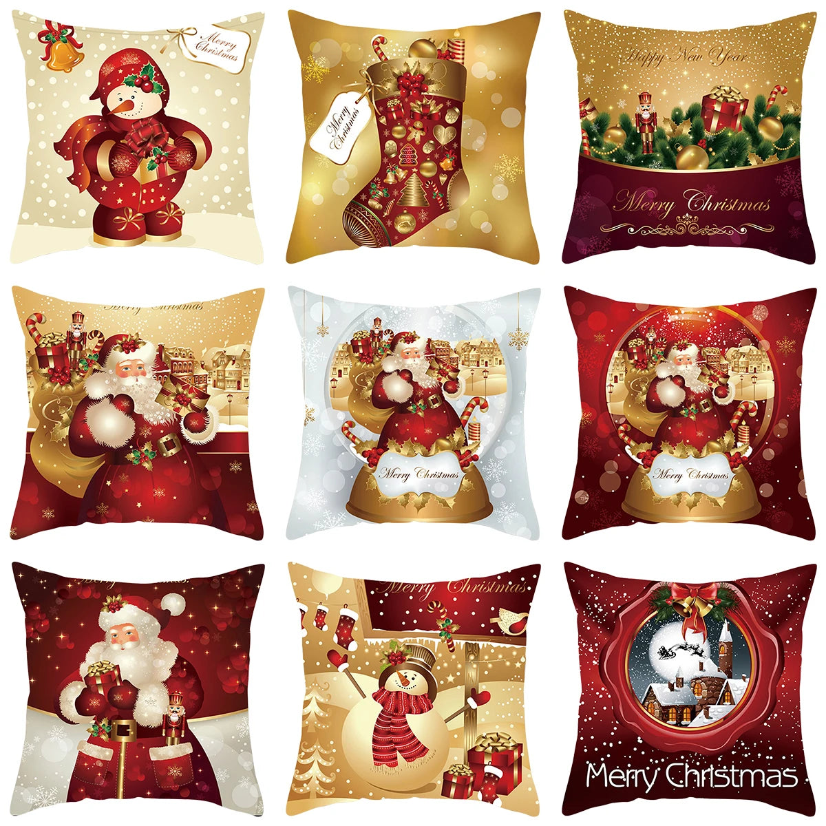 Christmas Cushion Cover Merry Christmas Decorations for Home