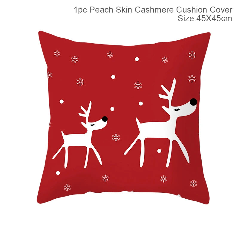 Christmas Cushion Cover Merry Christmas Decorations for Home