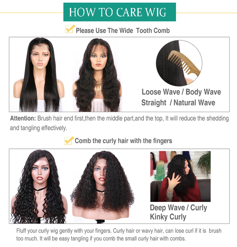 Straight Transparent Lace Human Hair Wigs