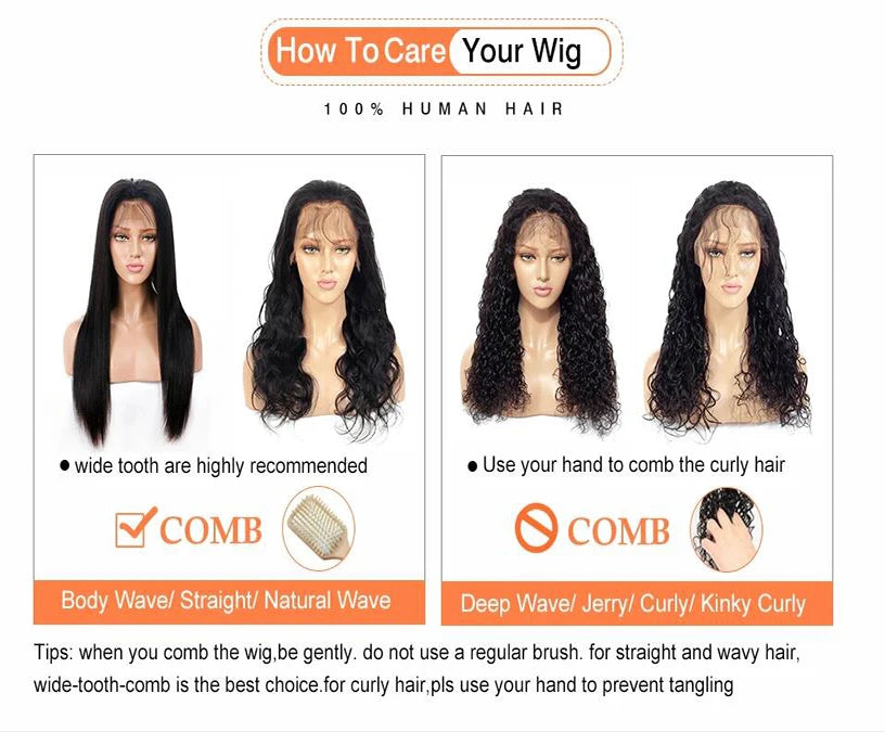 Pre Plucked Full Lace Wigs For Women