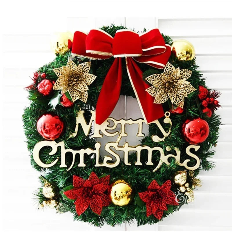 Christmas Wreaths Door Hanging 30cm Large Christmas Wreath For Door