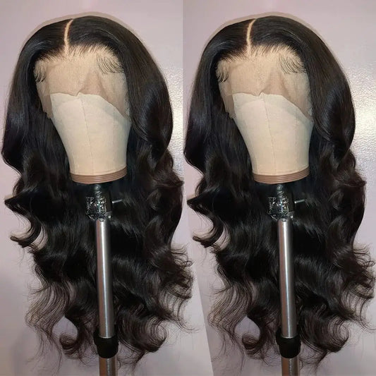 Lace Front Synthetic Wigs,Long Glueless Lace Front Wig with Pre Plucked Natrural Hairline and Baby Hair