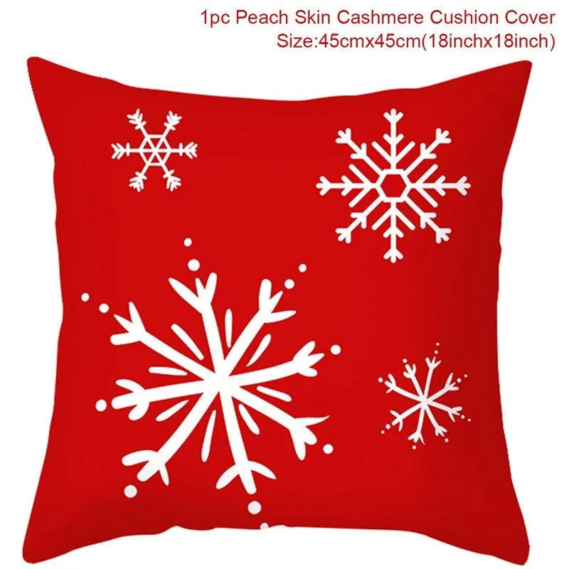 Christmas Cushion Cover Merry Christmas Decorations for Home