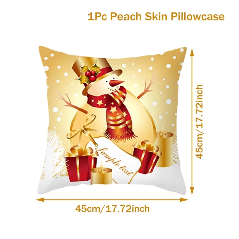 Christmas Cushion Cover Merry Christmas Decorations for Home