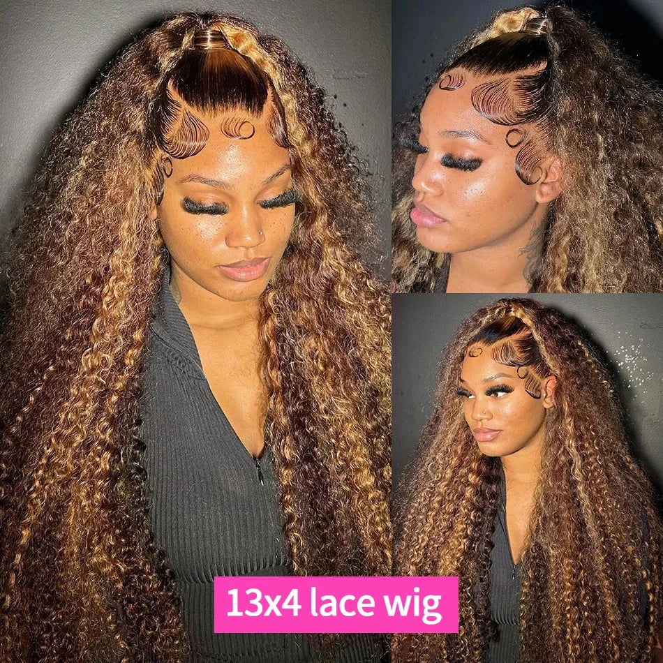 Lace Front Deep Wave 13x6 Hd Lace Frontal Wig Brazilian For Women