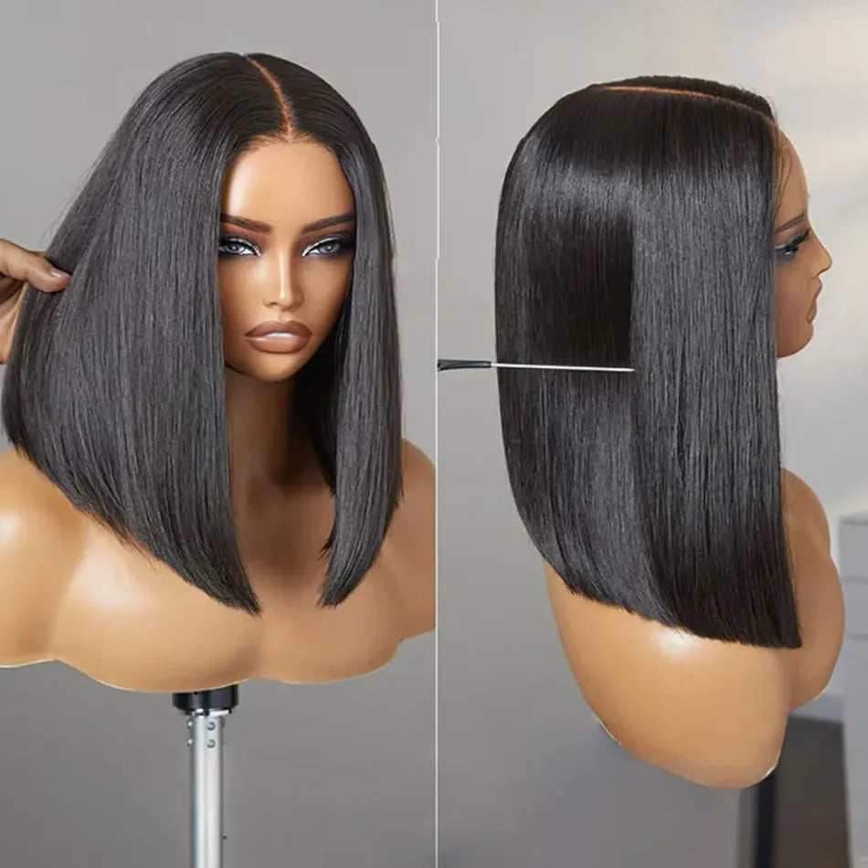 4X4 Glueless Wig Human Hair Ready To Wear Pre-Cut Lace