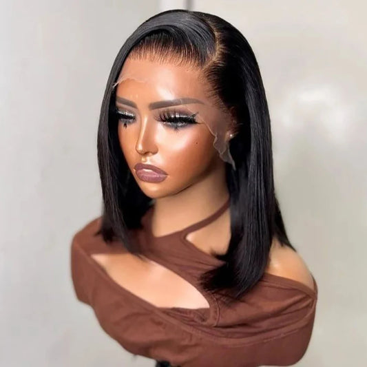 Lace Front Wigs Human Hair Glueless Wigs Pre Plucked Wig