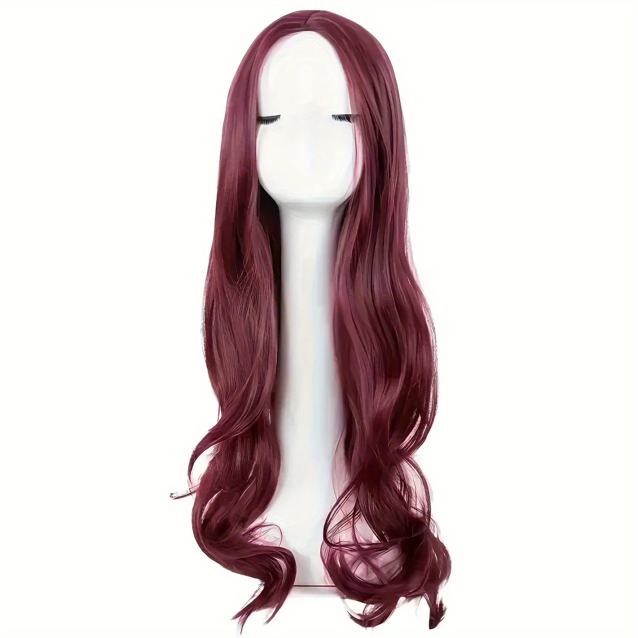 Women's Synthetic Black Blonde Long Curly Wig, 27 Inch Long Curly Wig,