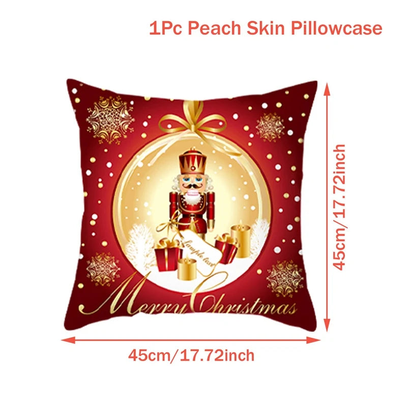 Christmas Cushion Cover Merry Christmas Decorations for Home