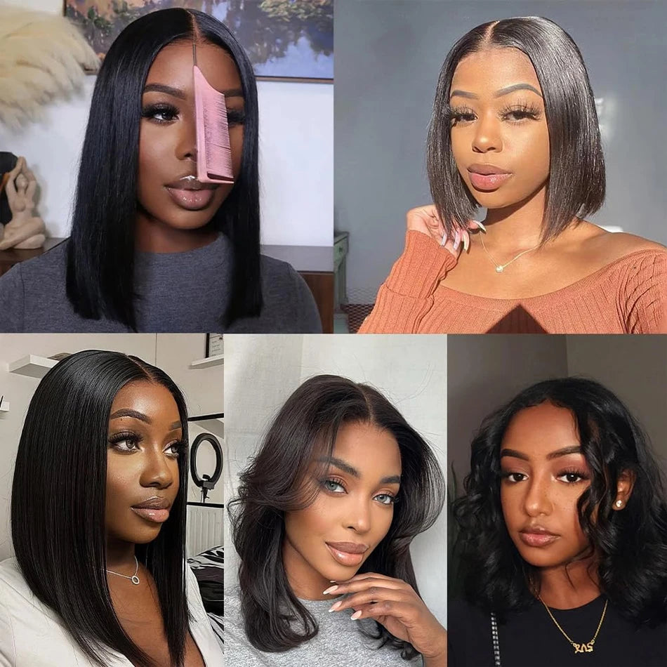 4X4 Glueless Wig Human Hair Ready To Wear Pre-Cut Lace