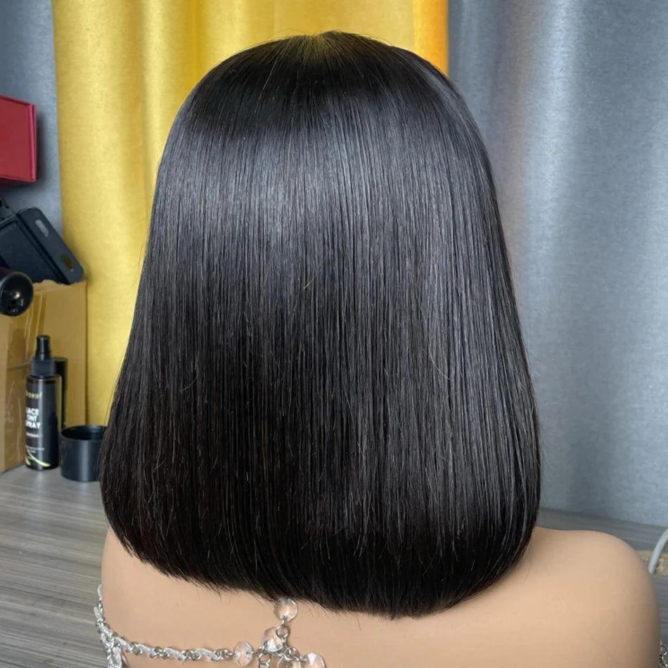 4X4 Glueless Wig Human Hair Ready To Wear Pre-Cut Lace